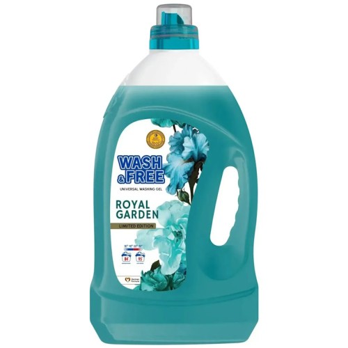 Гель для прання «Universal. Королівський сад» 3,8 л, WASH&FREE