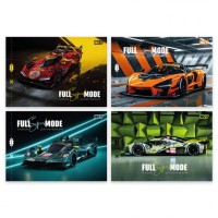Альбом для малювання «Full mode» А4 на 20 аркушів 100 г/м2 на скобі з перфорацією, в асортименті, ТМ Yes