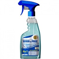 Засіб для миття скла та дзеркал 500 г, WASH&FREE