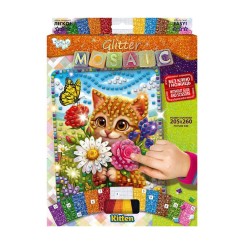 Набір для творчості «Glitter Mosaic», в асортименті, у коробці 21,5х29,5х1,5 см, ТМ Данко Тойс