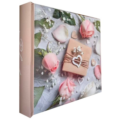 Фотоальбом «Rose Spring» на 200 фото 10х15 см з обкладинкою з ламінованого картону, 22х22 см