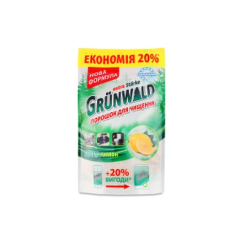 Засіб для чищення «Лимон», 500 г, дойпак, Grunwald