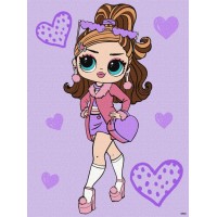 Картина за номерами «L.O.L. Surprise! Tweens Fancy Gurl» 30х40 см, ТМ Ідейка
