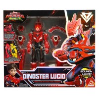 Фігурка «DINOSTER. Лучіо» 20 см зі звуком, світлом та аксемуарами, на батарейці, у коробці 32х9х27 см