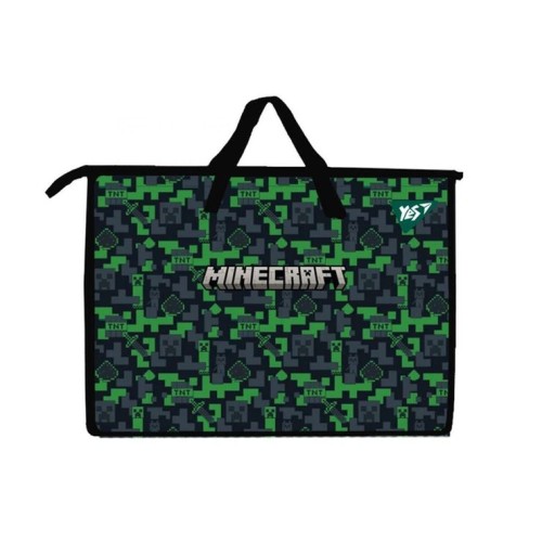 Папка-портфель «Minecraft» А3 з тканинними ручками, ТМ Yes