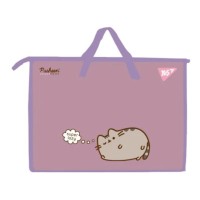 Папка-портфель «Pusheen» А3 з тканинними ручками, ТМ Yes