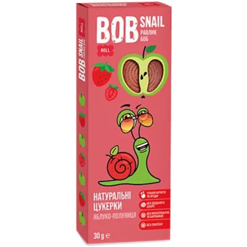 Пастила «BOB» яблучно-полунична 30 г