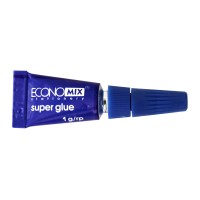 Супер-клей, 1 г., 6 шт. на блістері, ТМ Economix