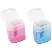 Точилка пластикова з контейнером, в асортименті