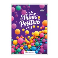 Канцелярська книга на 48 аркушів у клітинку на скобі з картонною обкладинкою, ТМ Brisk