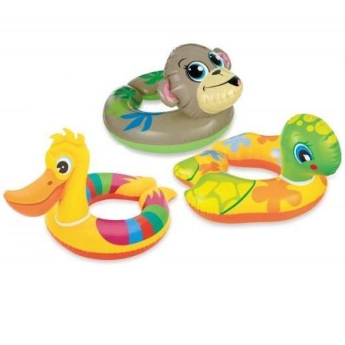 Коло надувне «Тваринка» 64х61 см на 3-5 років вінілове, в асортименті, ТМ Іntex