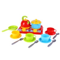 Набір «Кухня Галинка 5» з 15 предметів, у сітці 24х16х12 см, ТМ Технок