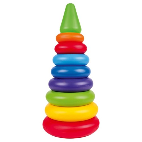 Пірамідка видувна «2» 43 см з 8 кілець та верхівки-конуса, у сітці 43.5х19,5х19,5 см, ТМ Технок