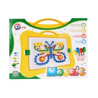 Мозаїка для малюків «7» зі 300 елементів, 4 кольори, у коробці 37,5х29х5 см, ТМ Технок