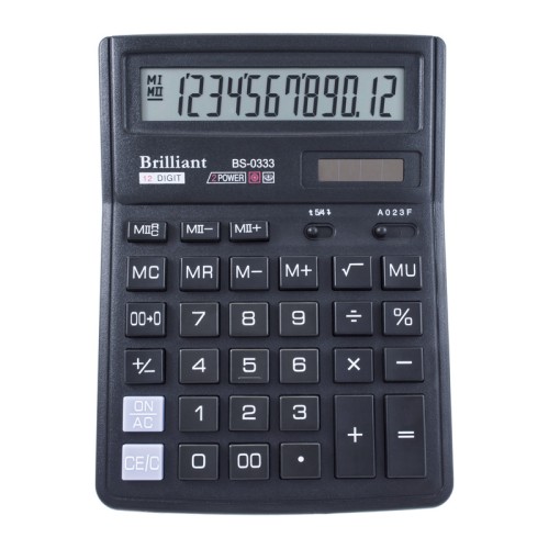 Калькулятор «Brilliant» 14,5х19 см, BS-0333