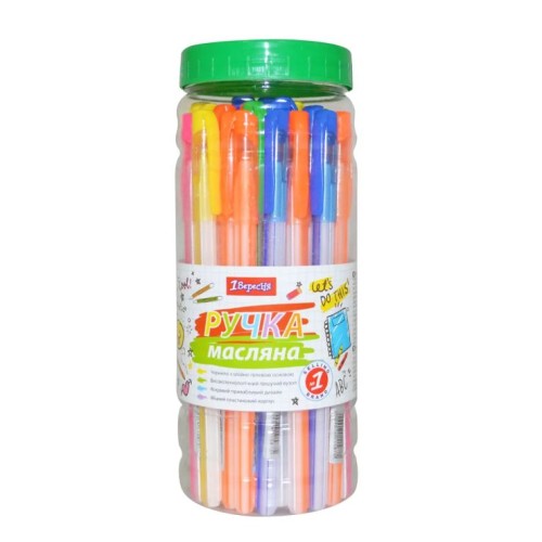Ручка «Candy» кульково-масляна синя, ТМ 1 Вересня