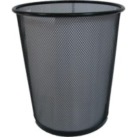 Кошик круглий металевий великий чорний 24х29,5х33,5 см, ТМ Leader