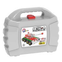 Конструктор металевий «Мілітарі» на 201 деталі, у валізі 27х22,5 х8,5 см, ТМ Технок