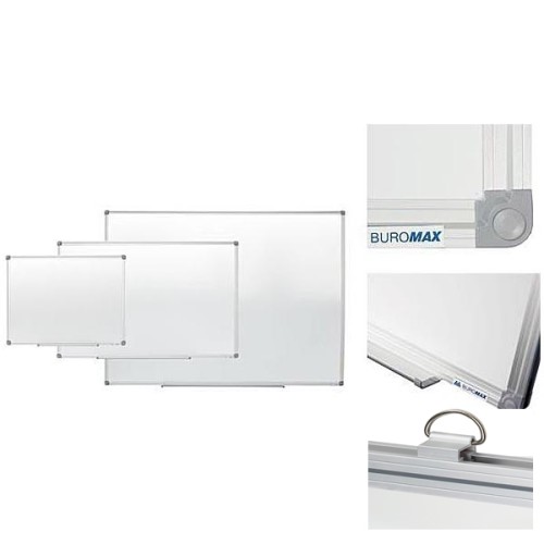 Дошка магнітна для письма маркером 90х120 см з алюмінієвою рамкою, ТМ Buromax