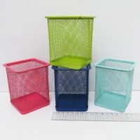 Підставка для ручок «Квадратна» 80х80х95 мм металева, в асортименті, ТМ J.Otten