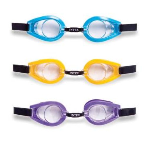 Окуляри для плавання з регульованим ремінцем 48-52 см, в асортименті, на планшетці 19,5х12,5, ТМ Intex