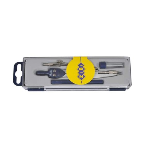 Готовальня з 4 предметів, темно-синя, ТМ ZiBi