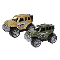 Військовий позашляховик 35х23х20 см з запасним колесом інерційна, в асортименті, ТМ Технок