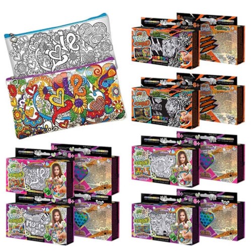 Набір для творчості «Пенал-розмальовка. My Color Clutch», ТМ Данко Тойс