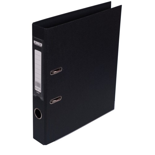 Папка-реєстратор «ELITЕ» А4 двостороння збірна 50 мм PP чорна ТМ JOBMAX
