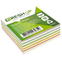 Блок паперу «Мікс» клеєний 80х80 мм 400 аркушів, ТМ Fresh Up