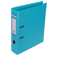 Папка-реєстратор «ELITE» А4 двостороння збірна блакитна, 70 мм, PP, ТМ JOBMAX