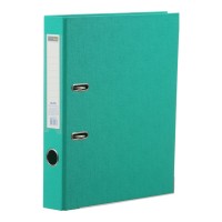 Папка-реєстратор «ELITE» А4 двостороння збірна 50 мм PP, бірюзова, ТМ Buromax