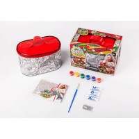 Набір для творчості «Косметичка-розмальовка. My Color Case» 19,5х12,5х11 см з пезликом та фарбами, у коробці 21х14х12 см, ТМ Данко Тойс