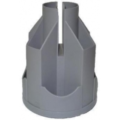 Підставка настільна карусель, обертається на 360°, пластикова, сіра, В21, ТМ Economix