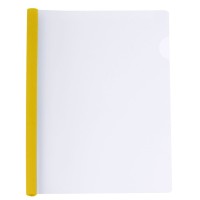 Папка з планкою-затиском А4 на 2-65 аркушів А4 10 мм жовта, ТМ Economix