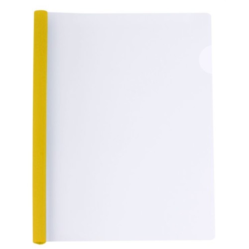 Папка з планкою-затиском А4 на 2-65 аркушів А4 10 мм жовта, ТМ Economix