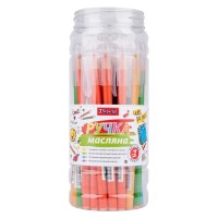 Ручка «Plaza Pine» кульково-масляна синя, ТМ 1 Вересня