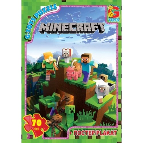 Пазли «Minecraft» на 70 елементів, ТМ G-Toys
