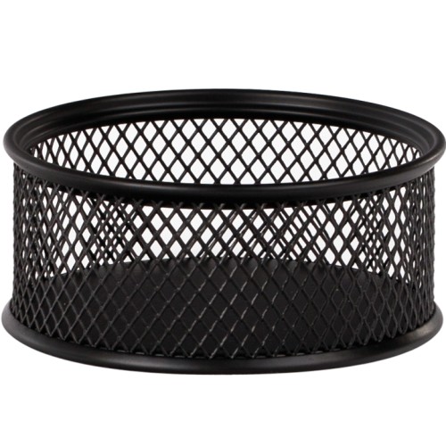 Підставка для скріпок 80х80х40 мм металева чорна, ТМ Buromax