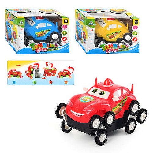 Перевертиш 19 см музичний зі світлом та рухомими деталями, на батарейці, в асортименті, у коробці 19х13х13см