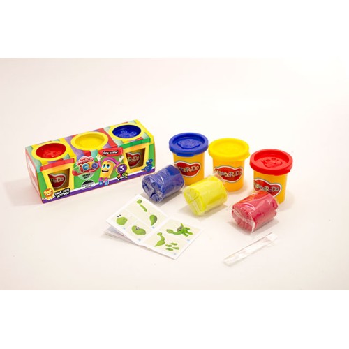 Тісто для ліплення «Master Do», 3 банки по 50 г, у коробці 16,5х5,5х6 см, ТМ Данко Тойс