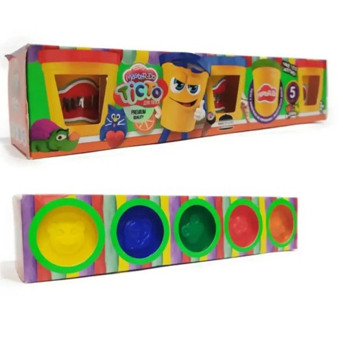 Тісто для ліплення «Master Do» на 5 кольорів по 50 г, у коробці 27х6х6 см, ТМ Данко Тойс