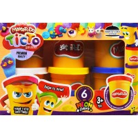 Тісто для ліплення «Master Do» з 6 кольорів по 50 г, у коробці 16,5х5,5х11,5, ТМ Данко Тойс