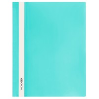 Папка-швидкозшивач з прозорим верхом, А4, без перфорації, бірюзова, ТМ Economix