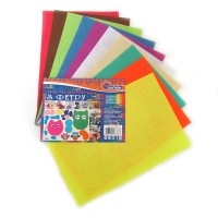 Фетр A hard 170 г/м2 1,2 мм 10 кольорів, ТМ J.Otten