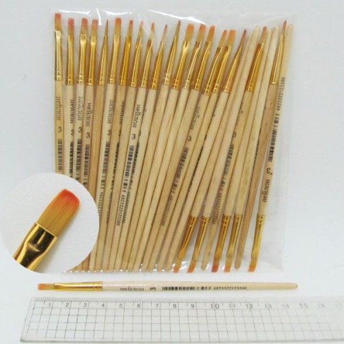 Пензлик нейлоновий плаский №3, ТМ J. Otten