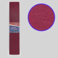 Гофро-папір 110 % 50х200 см 20 г/м2 бордовий, TM J.Otten