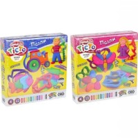 Набір тіста для ліплення Master Do «Пазли» на 12 кольорів з інструментами, у коробці 18,5х18,5х4 см, ТМ Данко Тойс