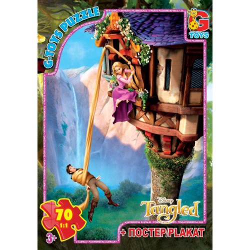 Пазли 70 елементів «Рапунцель» ТМ G-Toys
