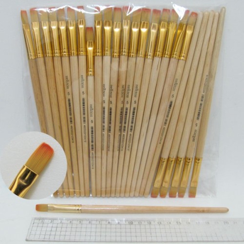 Пензлик нейлоновий плаский №5, ТМ J. Otten